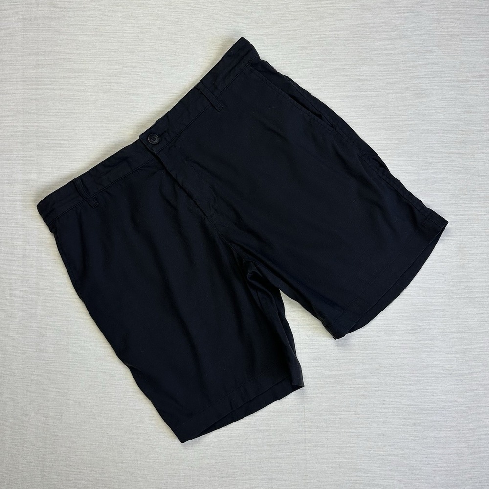 Outlier New Way Shorts Mens 33 Black Gray 8" Inseam Water Resistant F. Cloth